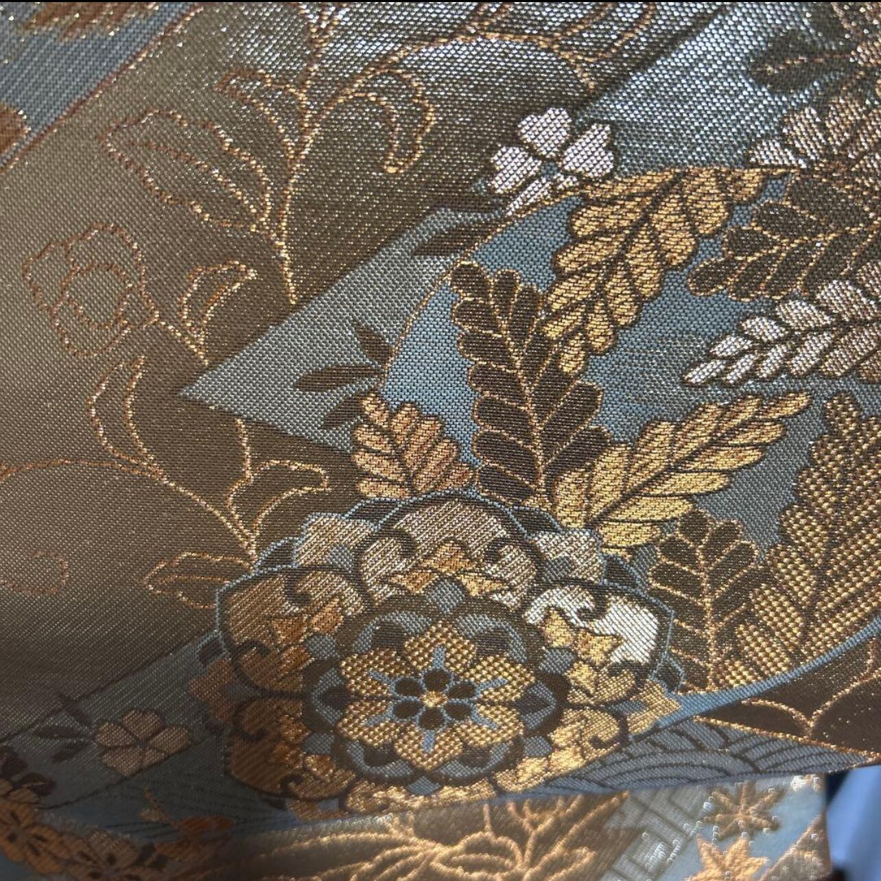 新品 美品 袷 正絹 作家 金箔 黒留袖 フルセット 西陣唐織金箔袋帯