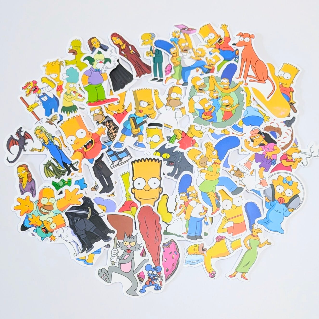 送料無料！【 The Simpsons / シンプソンズ 】STICKER（ステッカー）50枚SET　〚アメリカン雑貨 アメトイ〛