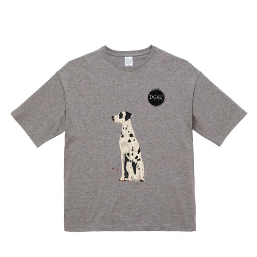ダルメシアン　ビックシルエットTシャツ