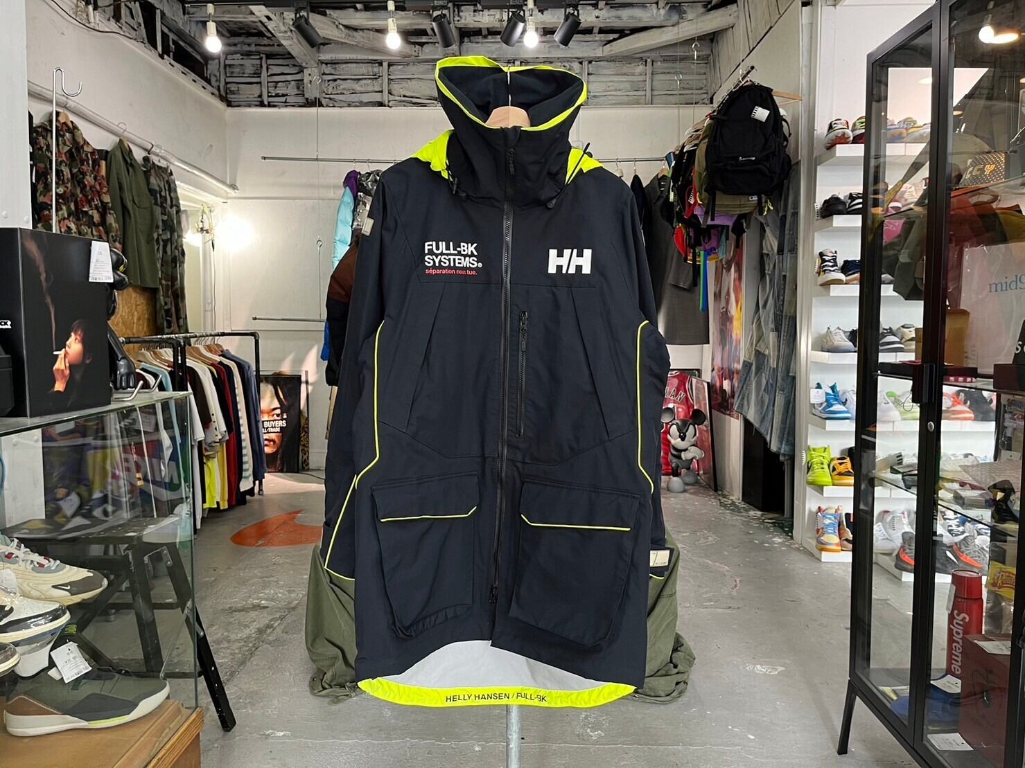 FULL-BK × HELLY HANSEN SAILING JACKET BLACK LARGE 25947 | BRAND 