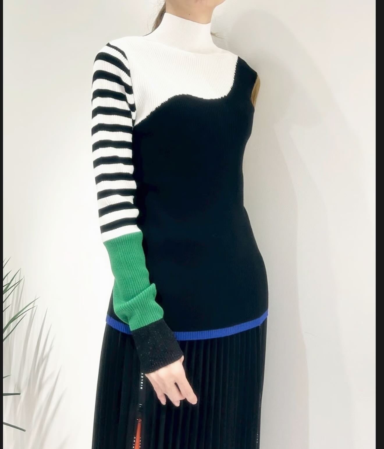 リズレイ RISLEY risley バイカラー2wayニット | Sister by ParisLagar