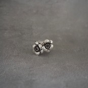 Karen silver / double flower  ring