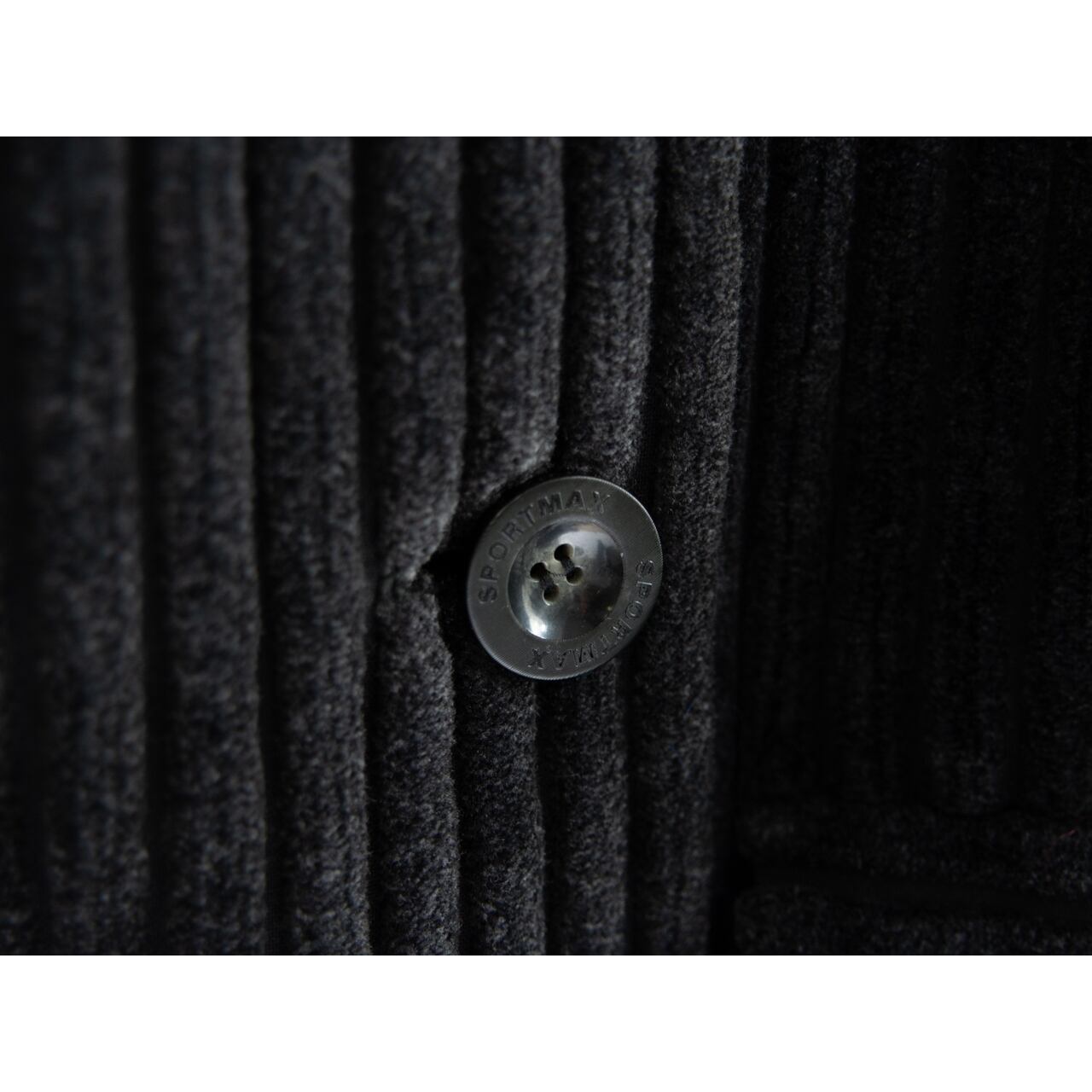 【MaxMara SPORTMAX】Made in Italy 100% Cotton Corduroy Double Jacket（マックスマーラ スポーツマックス イタリア製 太畝コーデュロイダブルジャケット コート）