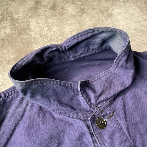 60-70s フランス軍 刺繍タグ コットンツイル フレンチワークジャケット 詳細写真9