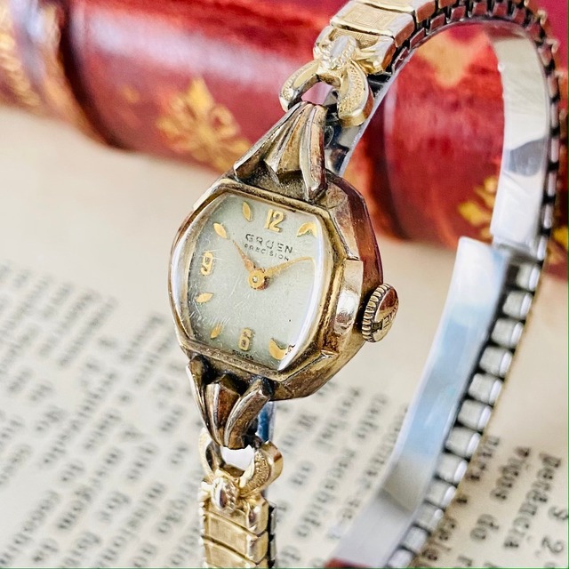 アンティーク グリュエン】Gruen プレシジョン 10KRGP 1940年代 手巻き メンズ レディース ビンテージ アナログ 腕時計 |  reoreohouse