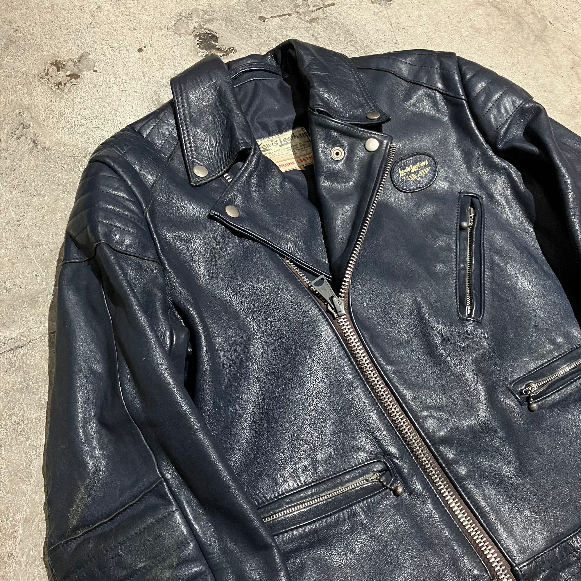 70s Lewis Leathers / ルイスレザー EUROPE ライダースジャケット  