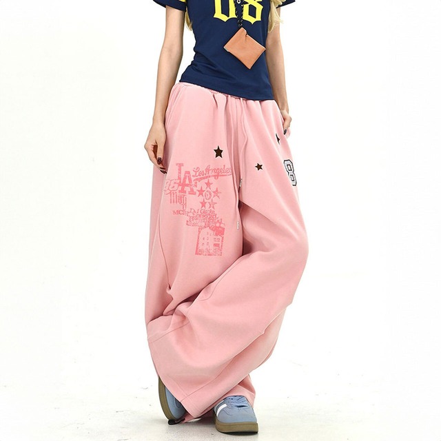 スターエンブレムナンバリングボリュームパンツ
 2col   R01665