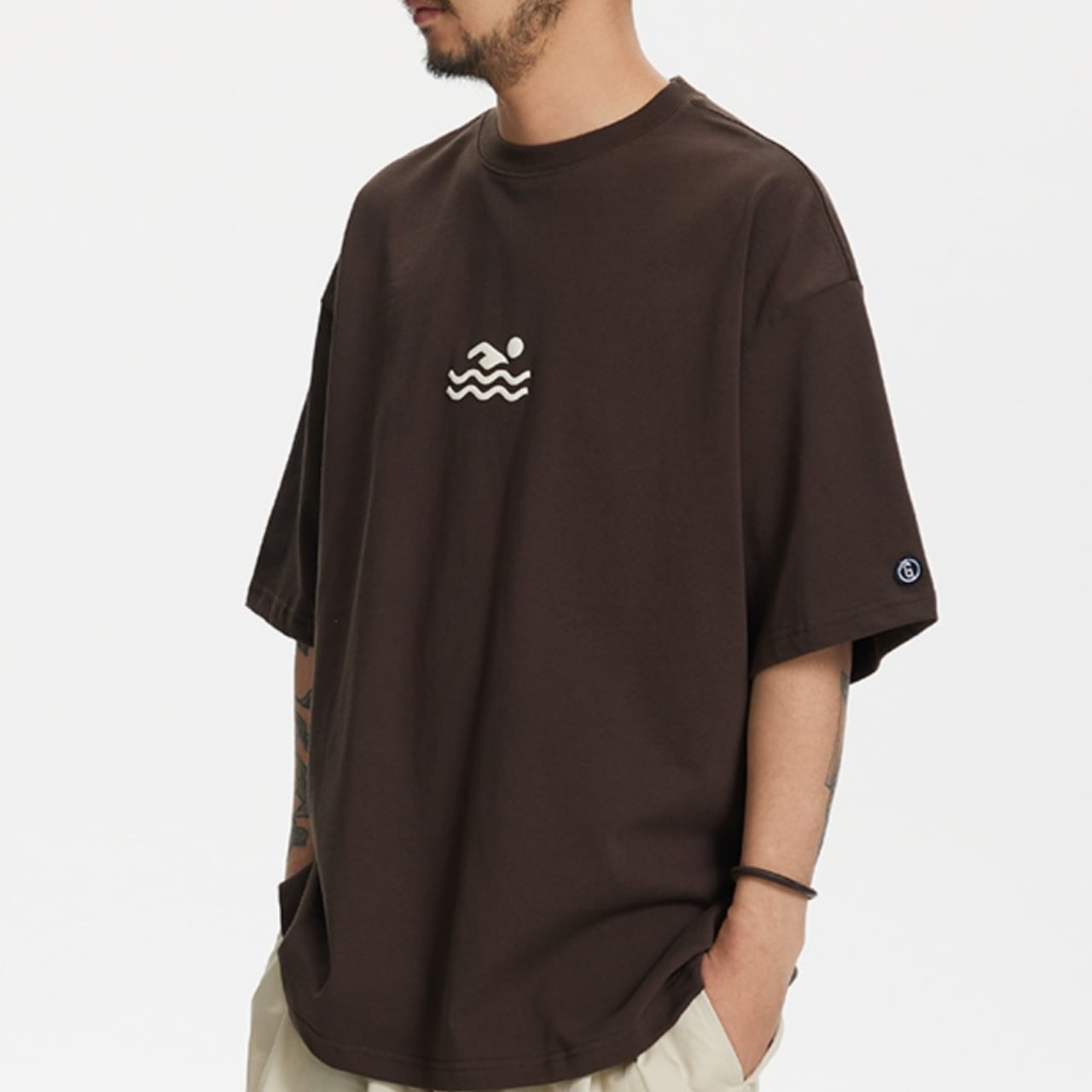 スイムデザインルーズTシャツ 3color N00026