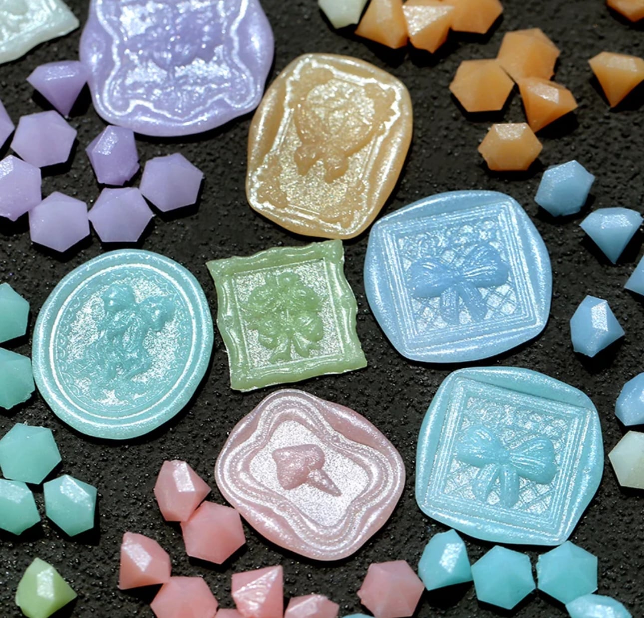 シーリングワックス 20粒 ジュエル | シーリングスタンプ専門店 calm