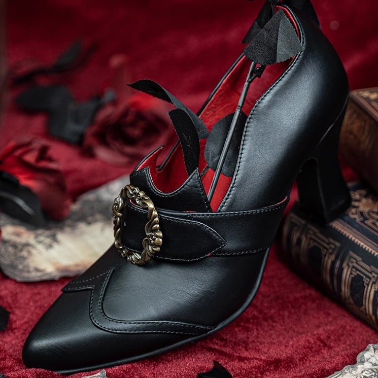 ヴァンパイア・ウィング・ヒール M25059 | 奇妙な洋装雑貨店 Magica Bazaar