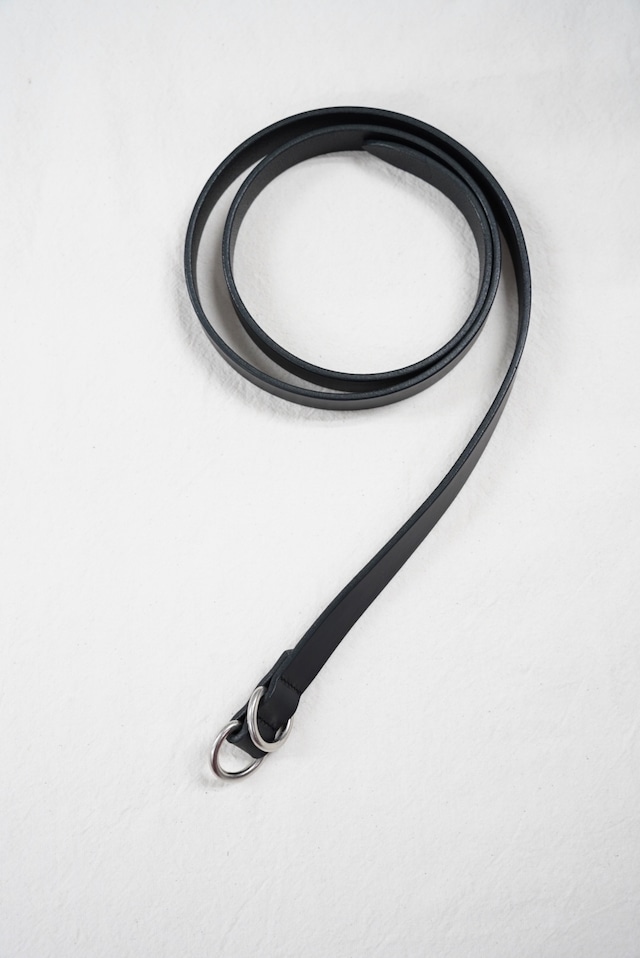 YOKO SAKAMOTO / RING BELT SLIM(BLACK×SILVER)