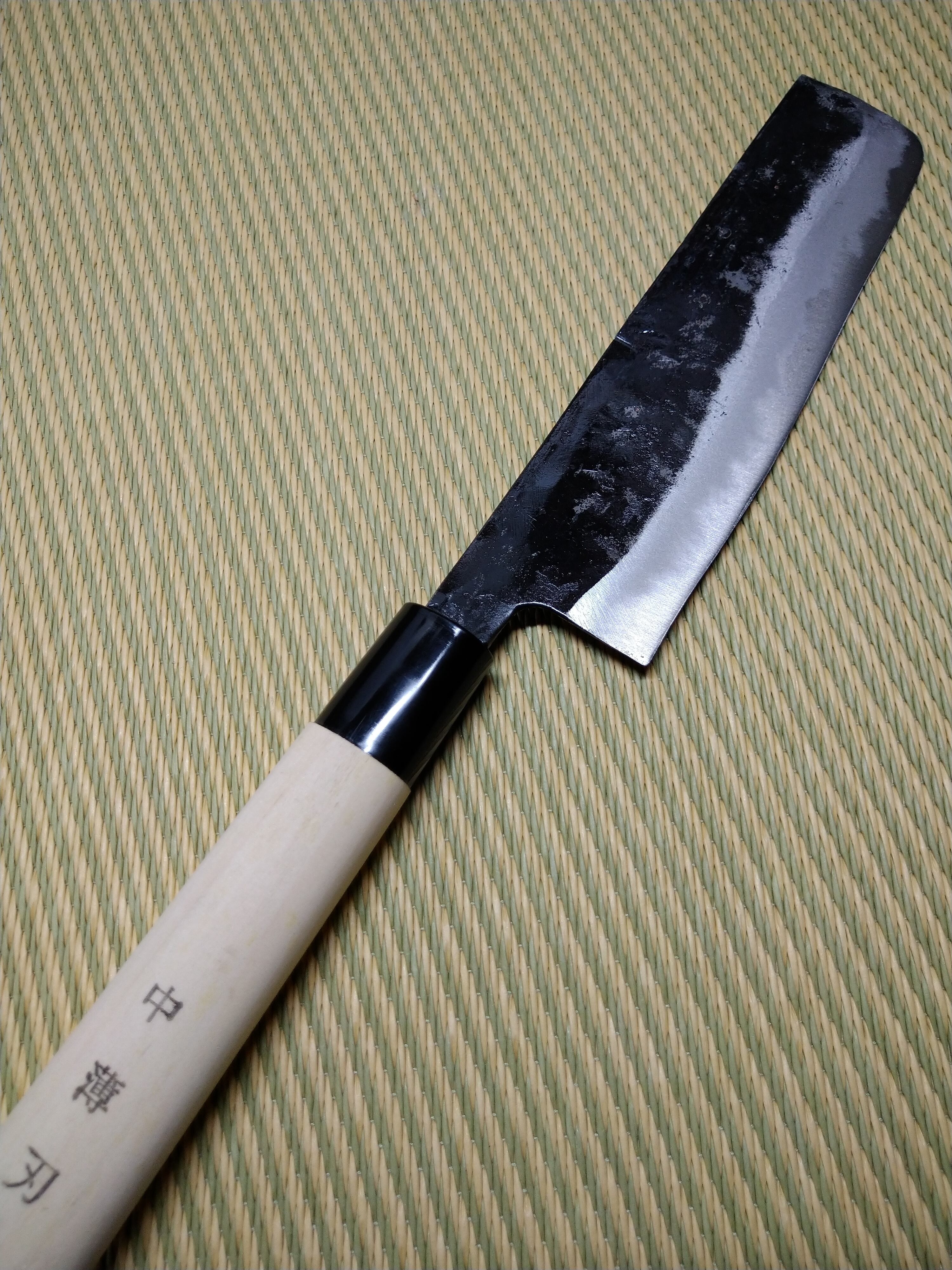 松原包丁　特大厚出刃包丁（特注品） 田中鎌工業<br>松原包丁 片出刃包丁 | 包丁・まな板 | kuriya