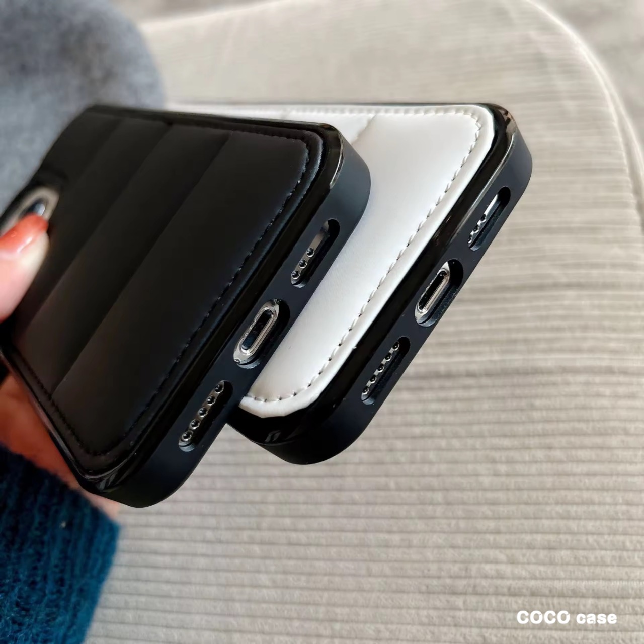 ダウンみたいなふかふかケース（グリーン） - 9