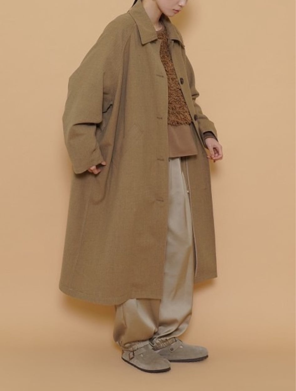 タイムセール　CYANTOKYO シアントウキョウ エアリーバックウーリーコート SALE！CYAN TOKYO シアントーキョー エアリーバックウーリーコート