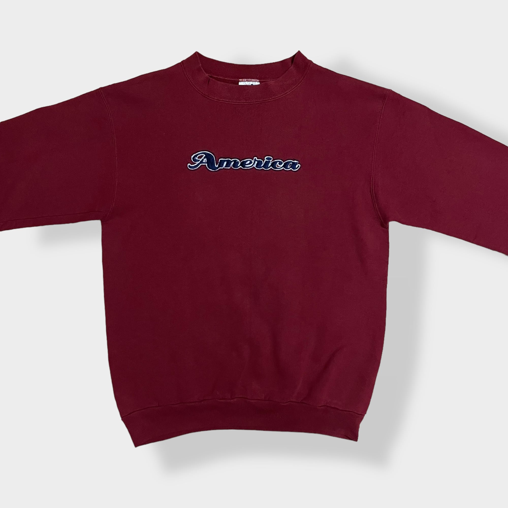 TEE JAYS】80s 90s USA製 刺繍ロゴ スウェット トレーナー プル