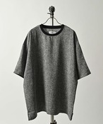ATELANE Summer tweed short sleeve TEE [Set up available] (CHA) 25A-15071