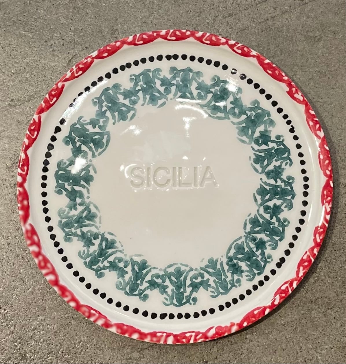 ceramiche di sicilia のお皿３枚組 - 食器