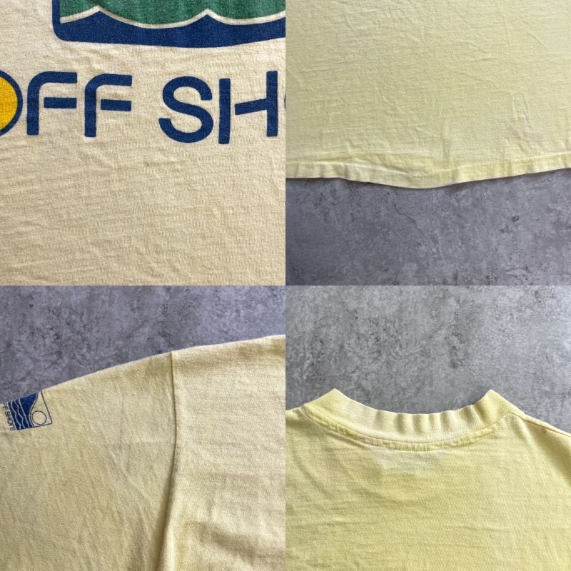 希少 70年代 USA製 オールドサーフ最初期 OFF SHORE オフショア 袖ロゴ
