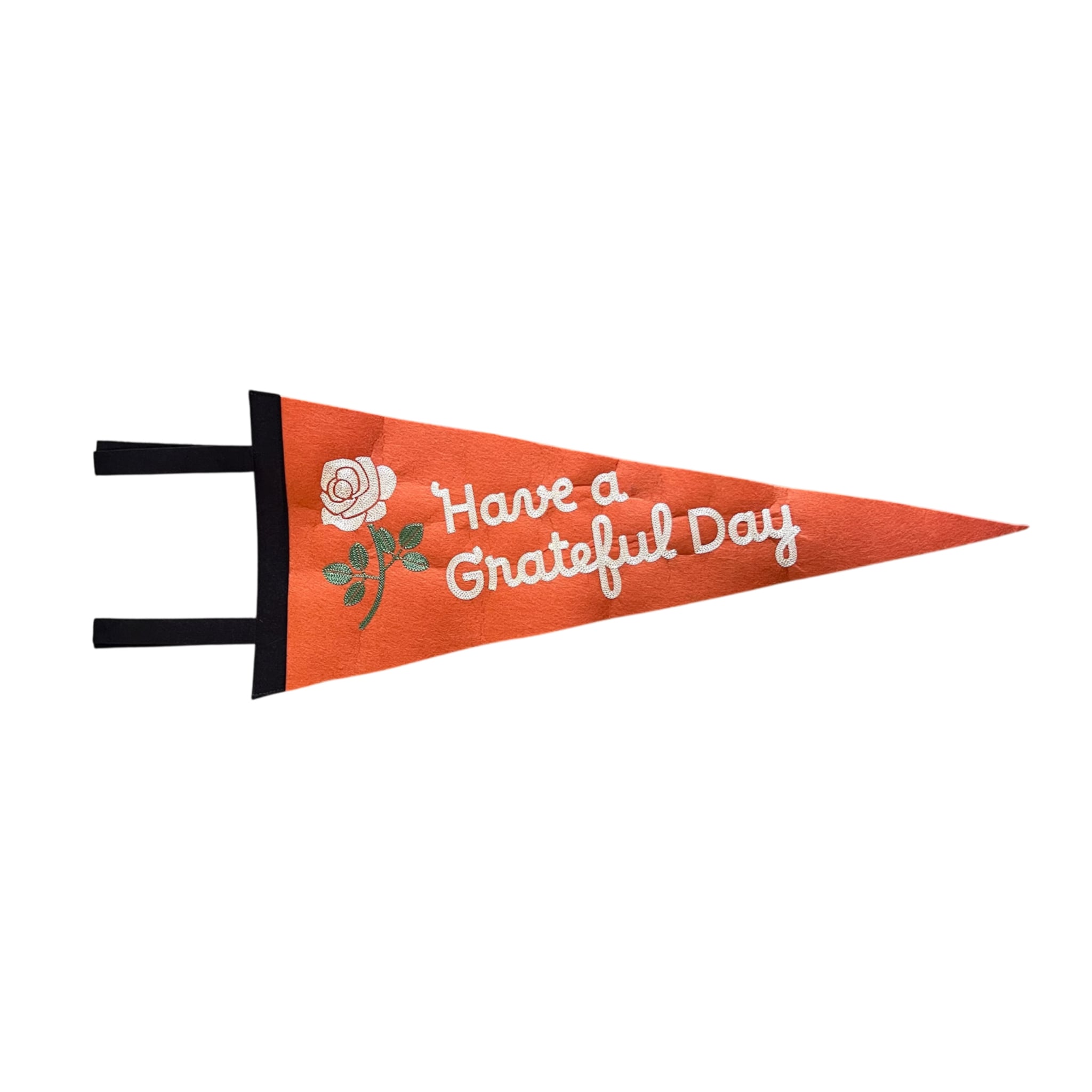 HAVE A GRATEFUL DAY #Pennant Orange