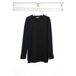 [Aleksandr Manamis] (アレクサンダーマナミス) 2231051 RIB SLEEVE KNIT SWEATER