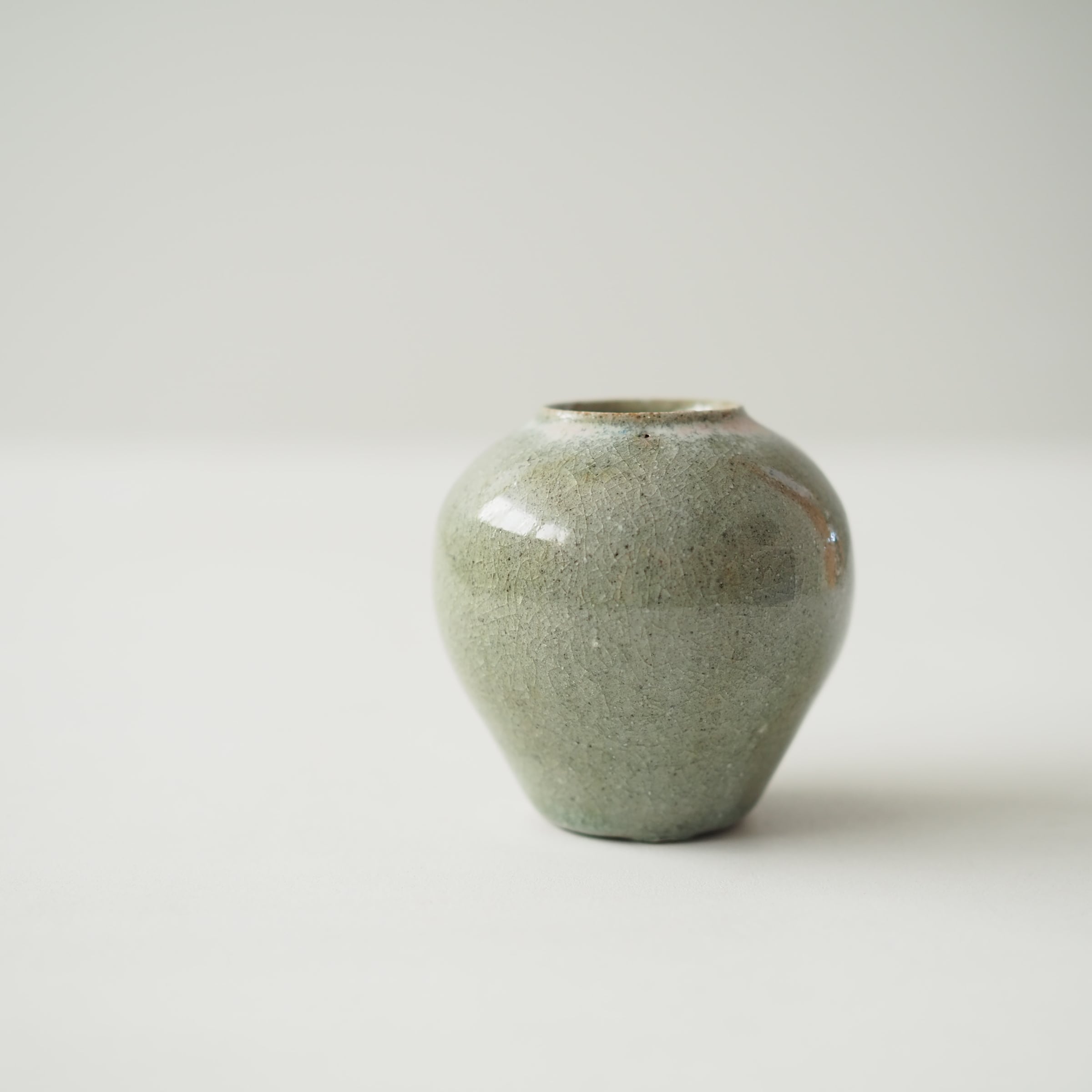 長谷川奈津 林檎灰釉小壺 | H.works