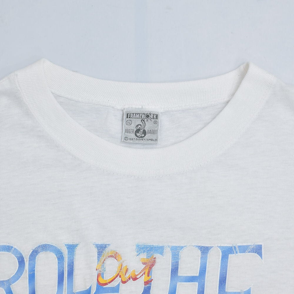 80s ROGER RABBIT ロジャーラビット アイロンプリント Tシャツ 80s ROGER RABBIT ロジャーラビット アイロンプリント Tシャツ