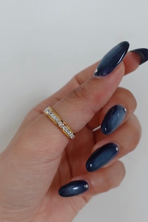 Pave zirconia ring