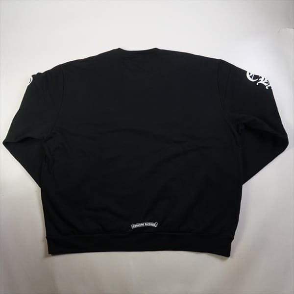 Size【XL】 CHROME HEARTS クロム・ハーツ NECK LOGO CREW SWEAT BLACK