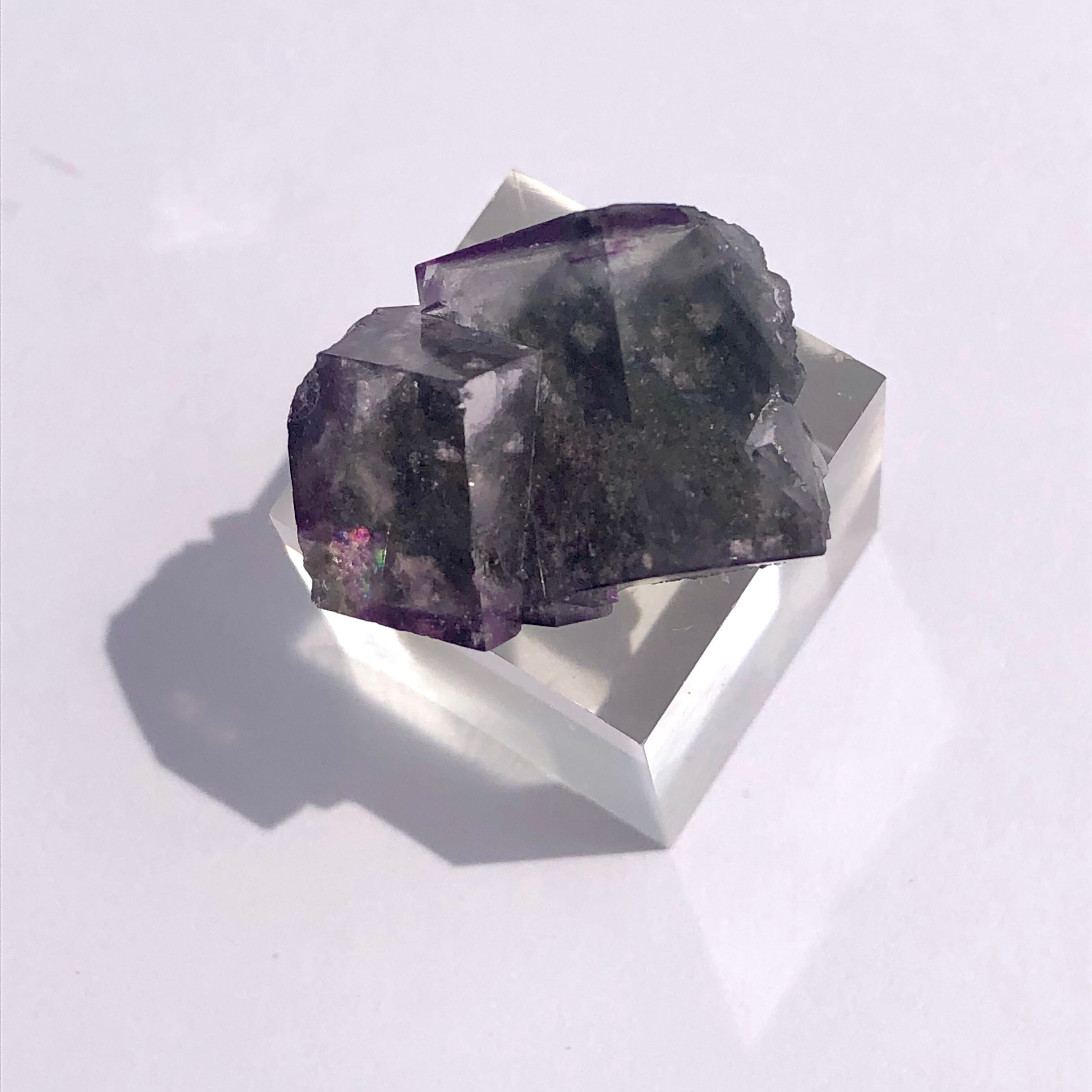 ヤオガンシャン 中国産フローライト 【一点物】 原石 鉱物