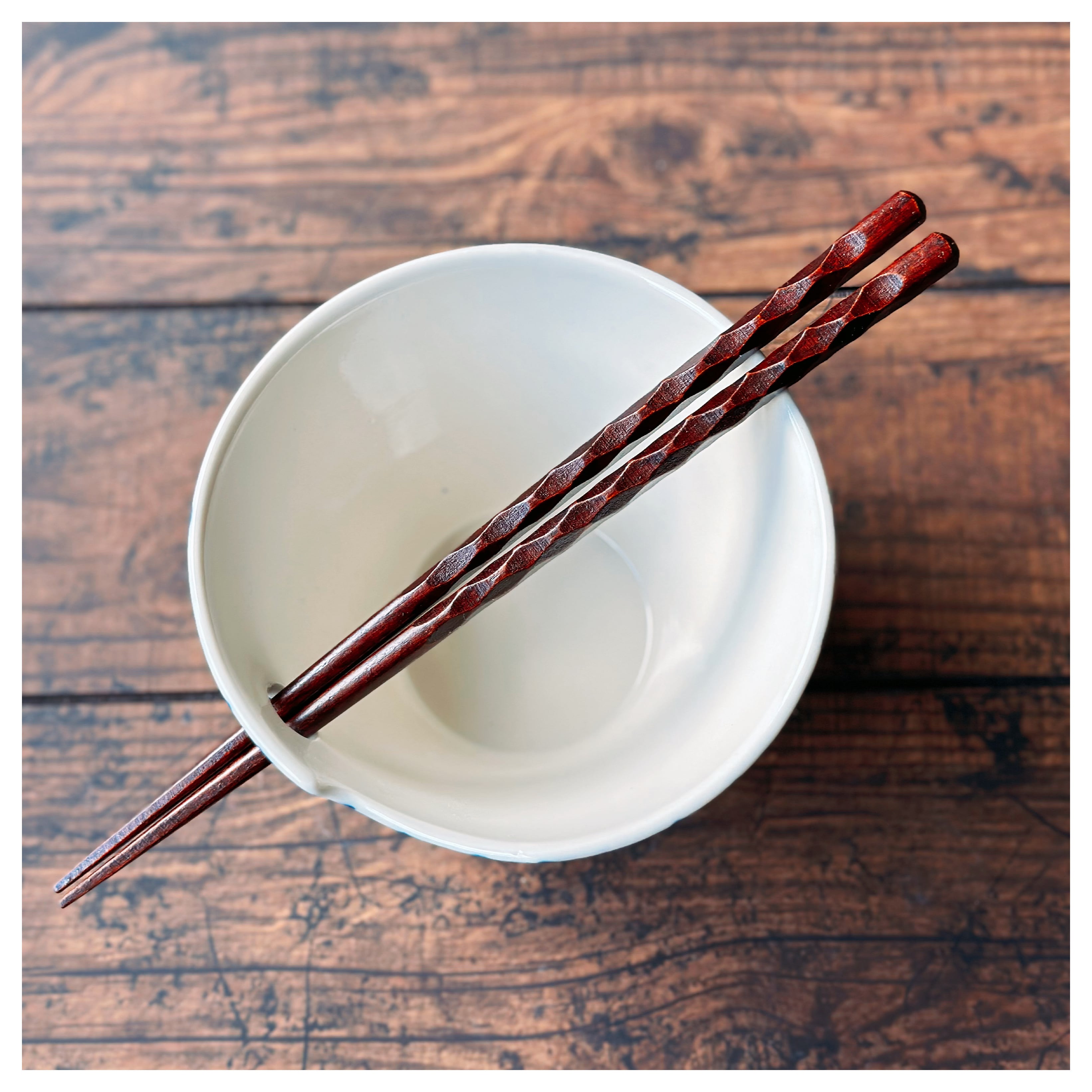 ベトナム　バッチャン焼き　どんぶり　レンゲ　小物入れ付き　食器 バッチャン焼】レンゲつきお～きなどんぶり（特大）