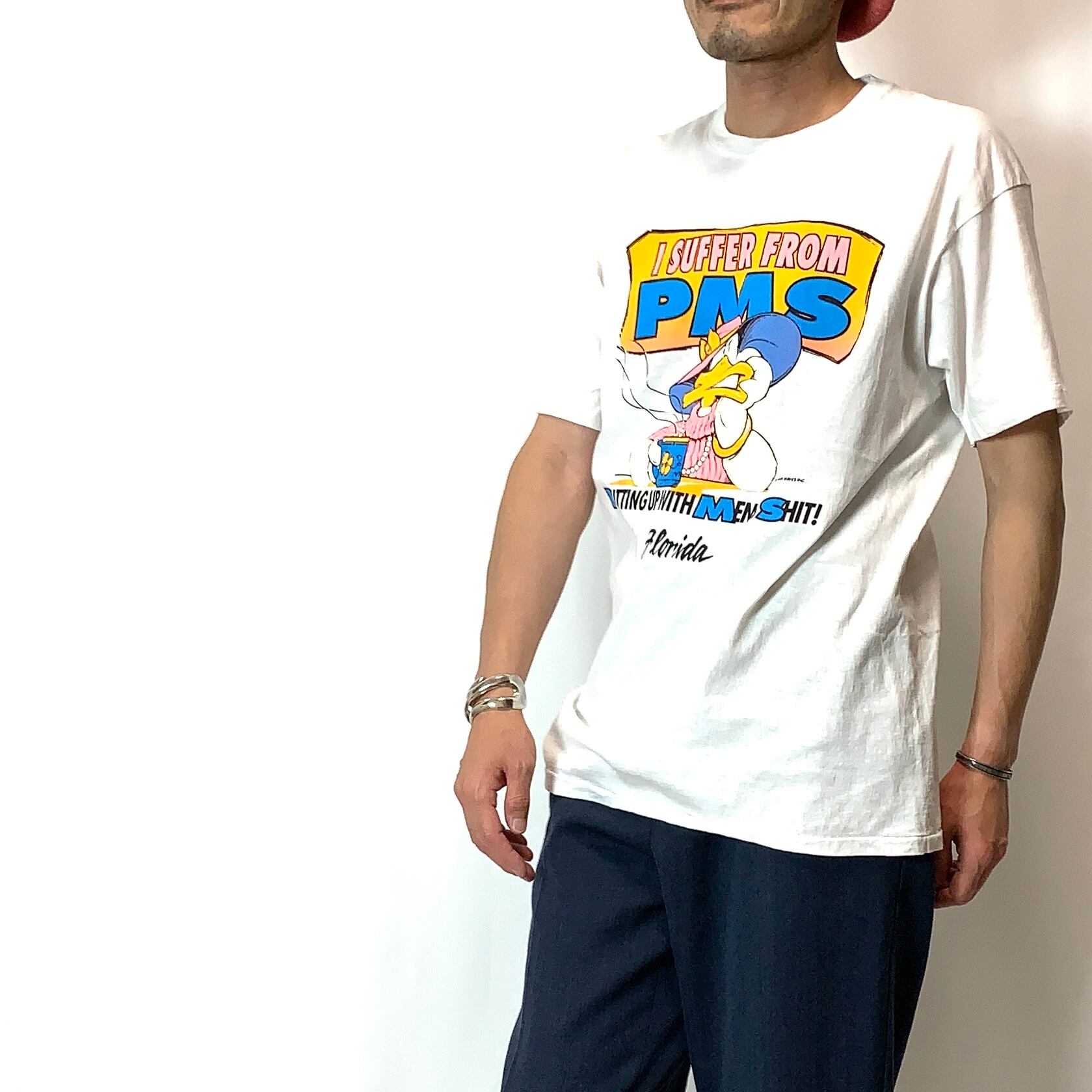 vintage 80s 90s print T-shirt Hanes MADE IN USAプリント Tシャツ 