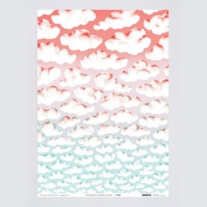 WRAP Wrapping Paper "Clouds" Cari Vander Yacht (49cm x 70cm)