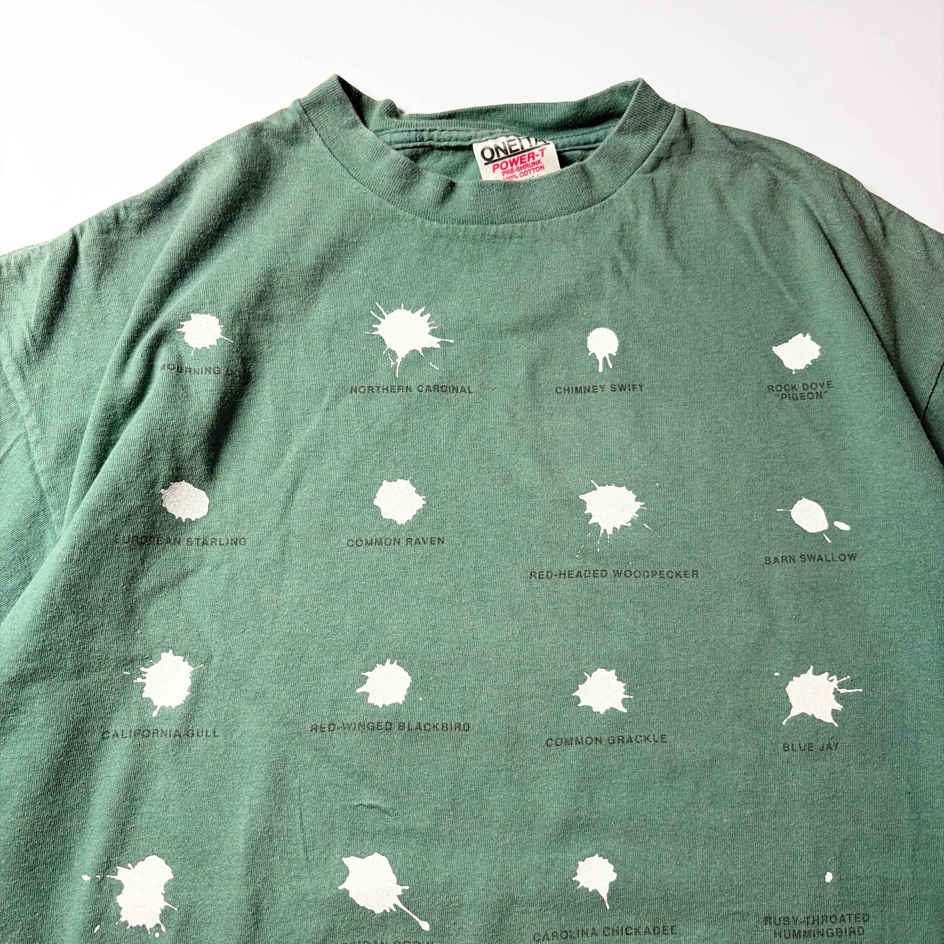 90s Bird Silhouette Nature Art T-Shirt