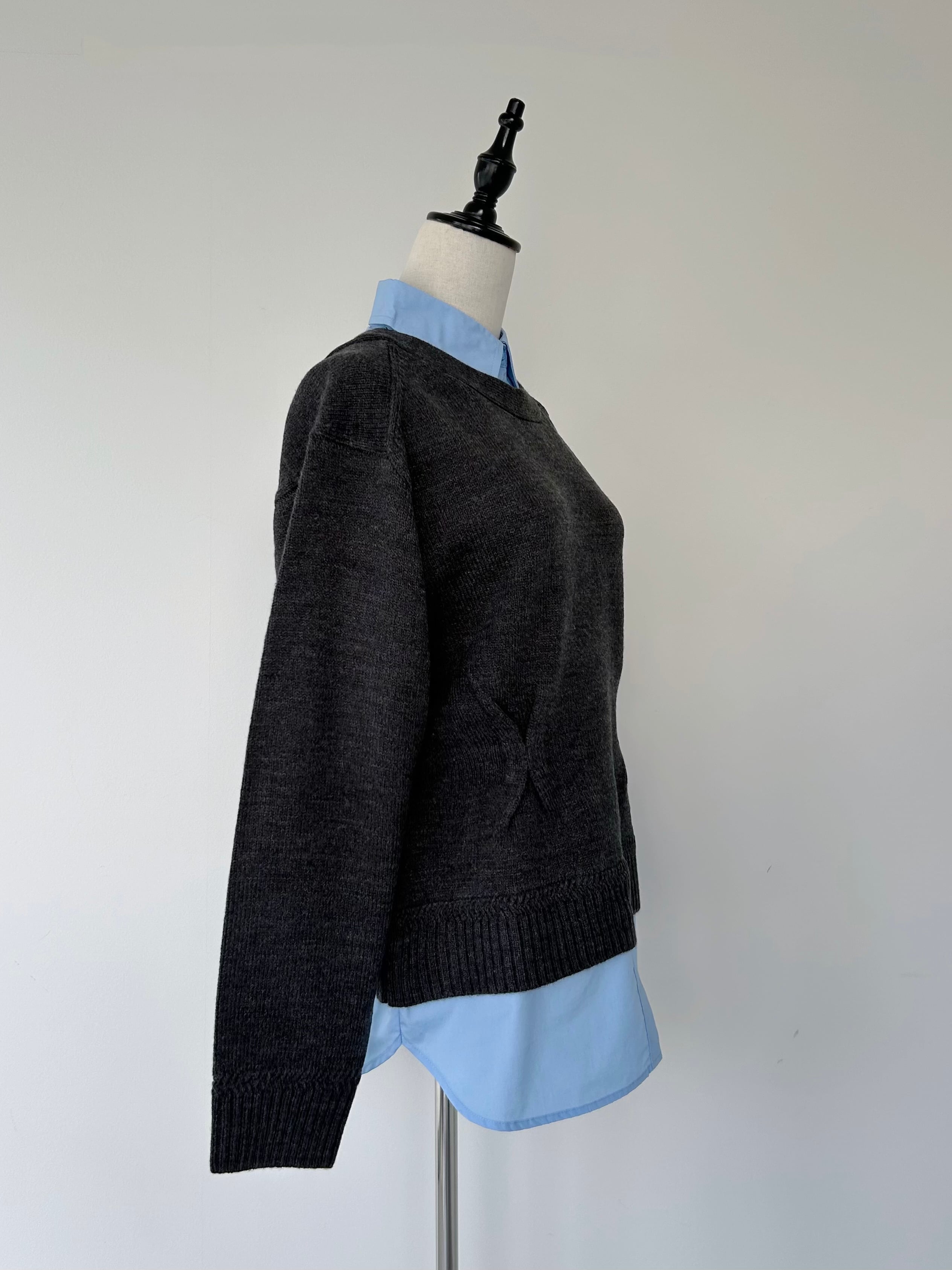 MUVEIL シャツニットプルオーバー | KOKO