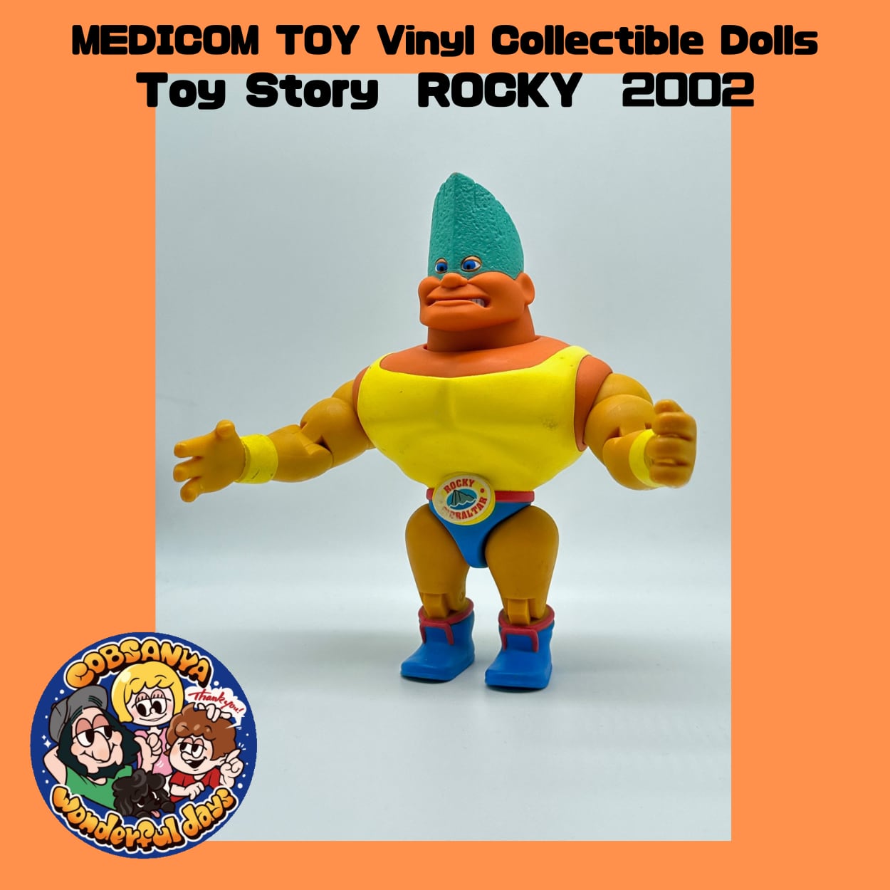 MEDICOM TOY Vinyl Collectible Dolls  Toy Story  ROCKY  2002