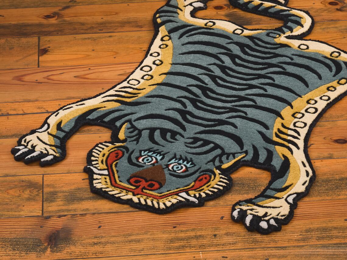 Tibetan Tiger Rug 《Sサイズ•ウール667》チベタンタイガーラグ