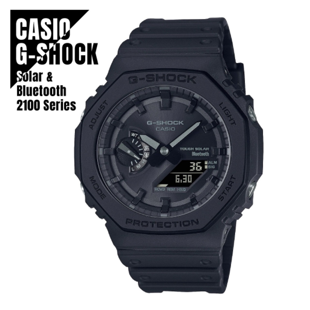 CASIO カシオ G-SHOCK Gショック タフソーラー モバイルリンク GA-B2100-1A1 腕時計 メンズ