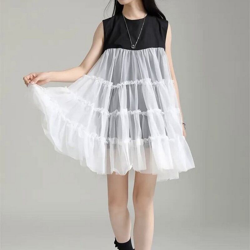 ショートドッキングレースワンピース A0357