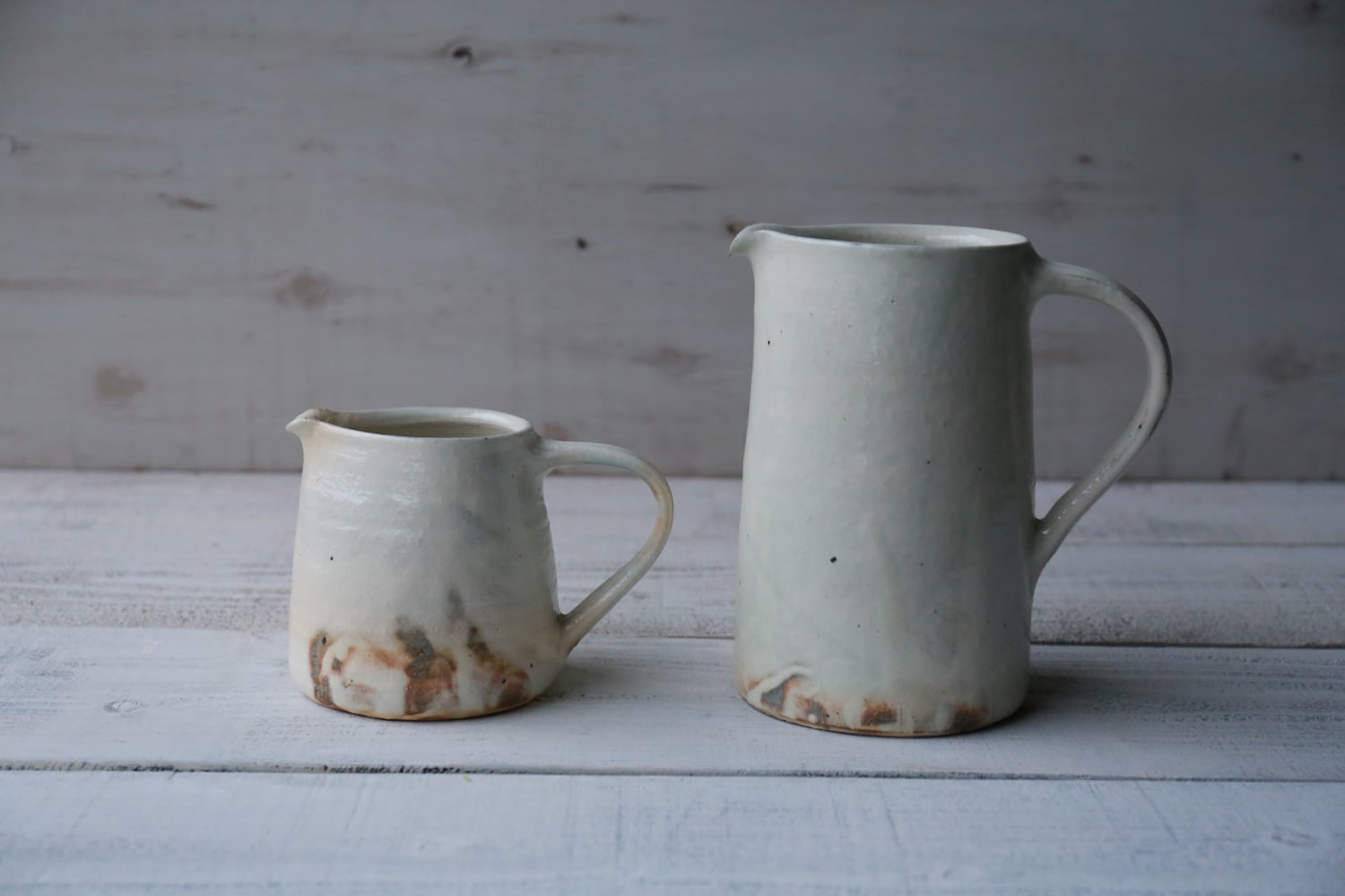 古谷製陶所　蓋つきキャニスター 大小　ピッチャー 古谷製陶所 蓋つきキャニスター 大小 ピッチャー