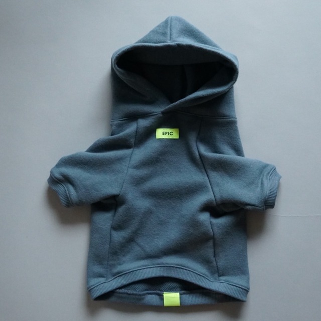 【FBsize】SUEDE URAKE HOODIE【Oriental Blue】