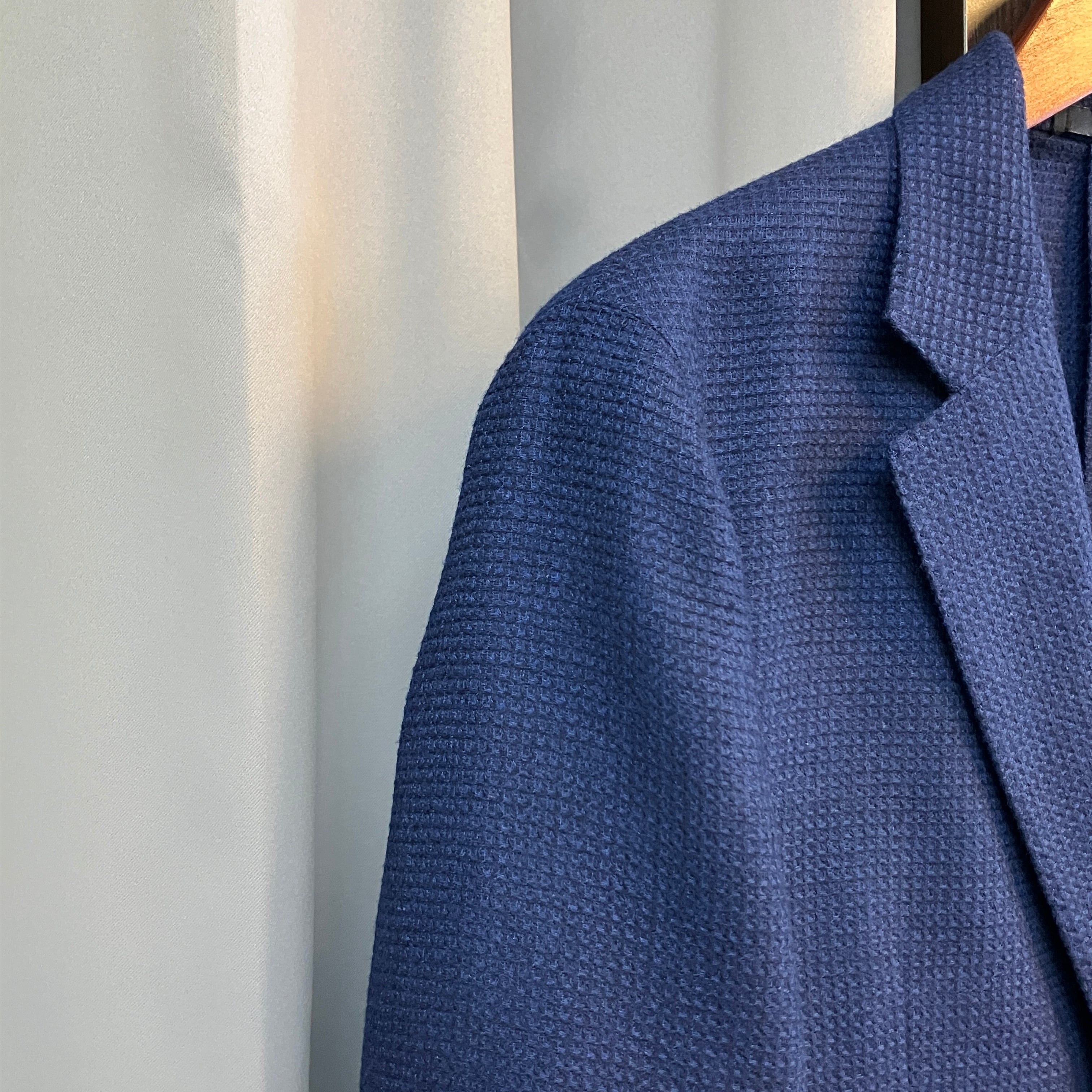 CARUSO WOOL / SILK NAVY JACKET | safarionline