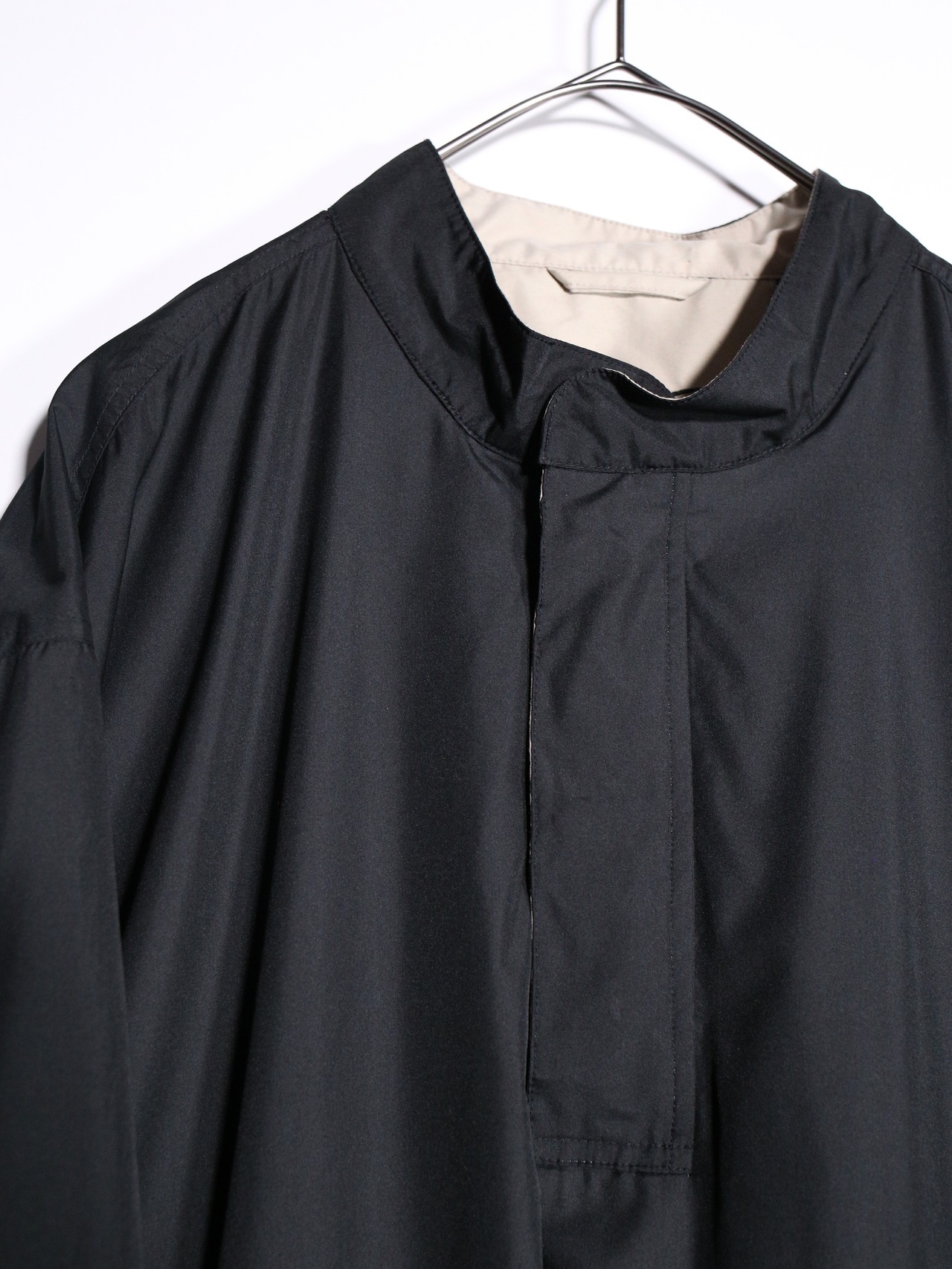 mock neck design half snap s/s pullover - 8