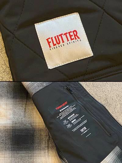 FLUTTER】TURBO HEAT®︎ Quilting Puff Vest -BLACK（フラッター