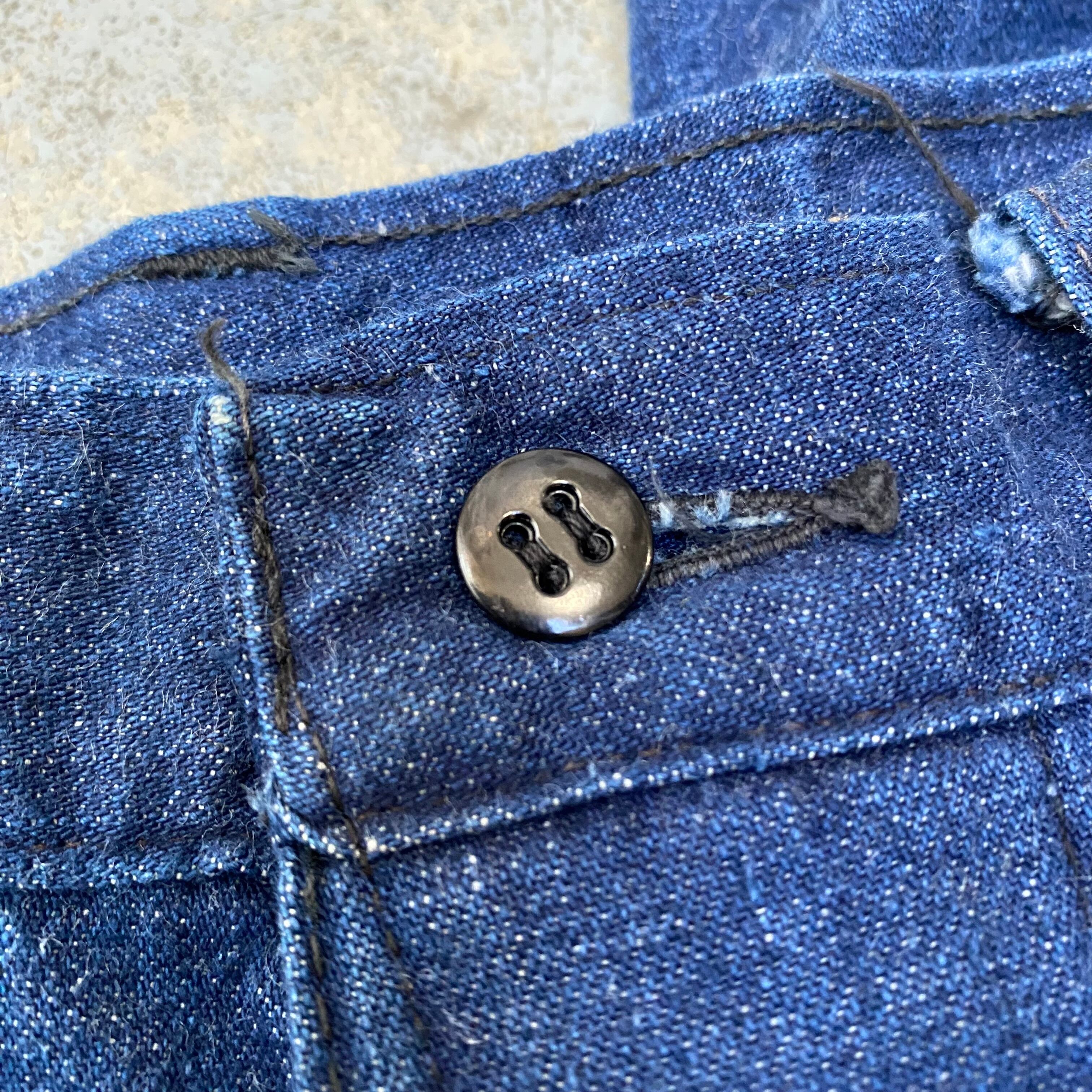ﾊﾞｷﾊﾞｷ】40's US NAVY Denim Trousers “巻きパン” | 下北沢SPiKe＆SPiCe