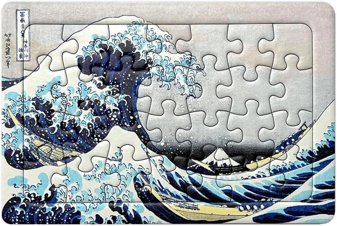 ジグソーパズル 葛飾北斎 神奈川沖浪裏 A4サイズ 104ピース | NSPR SHOP