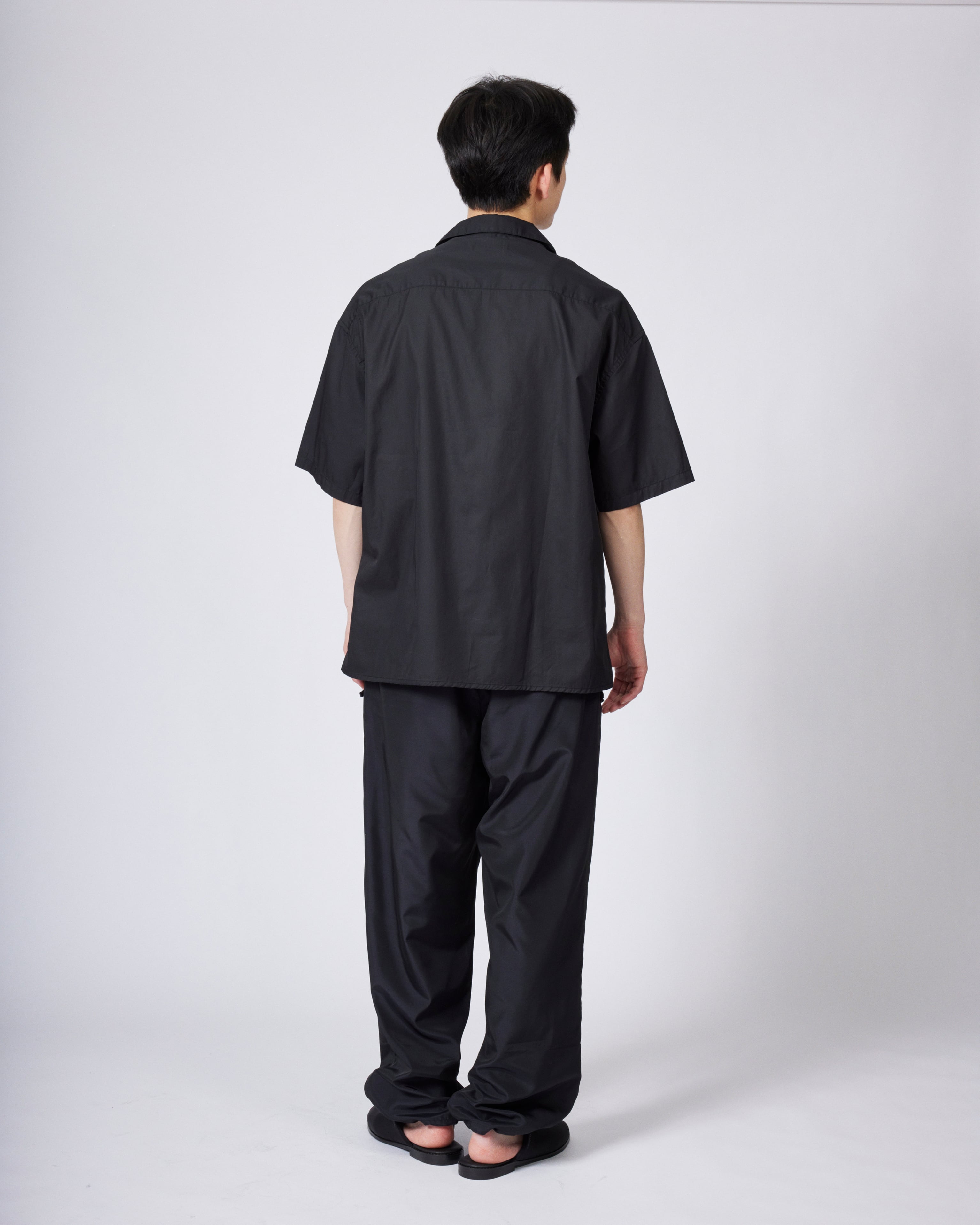 everyone nylon silk track pants (BLACK) | everyone