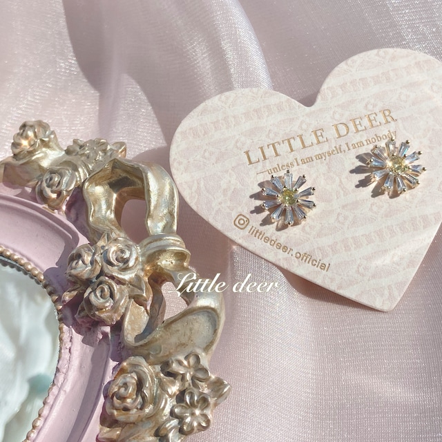 little flower ピアス E02-b0683