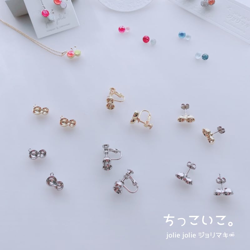 ちっこいこ。イヤーアクセサリー＆ネックレストップ SET