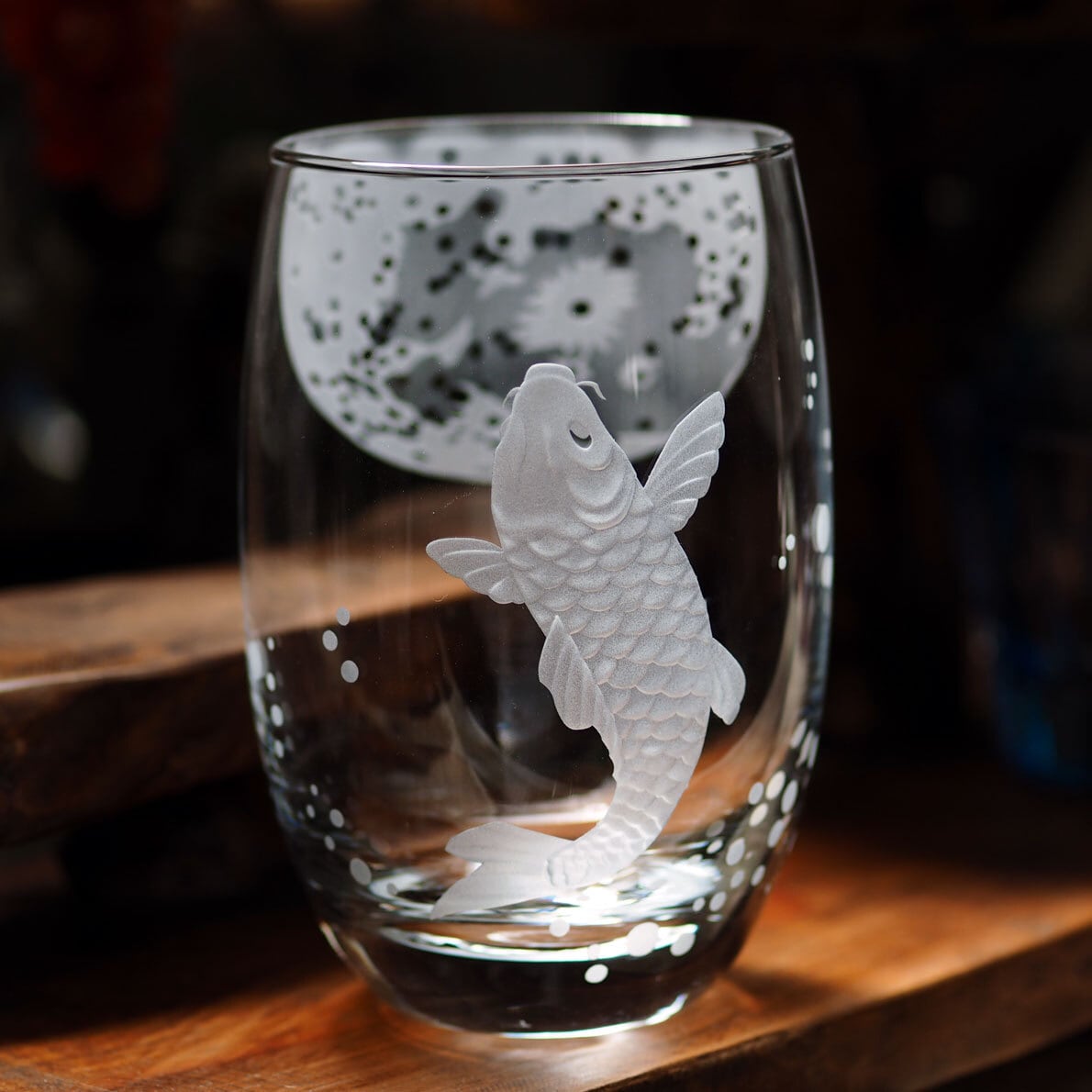 タンブラー～「月光鯉」 | 「硝子のおくりもの記念日」～ 自由工房BASE