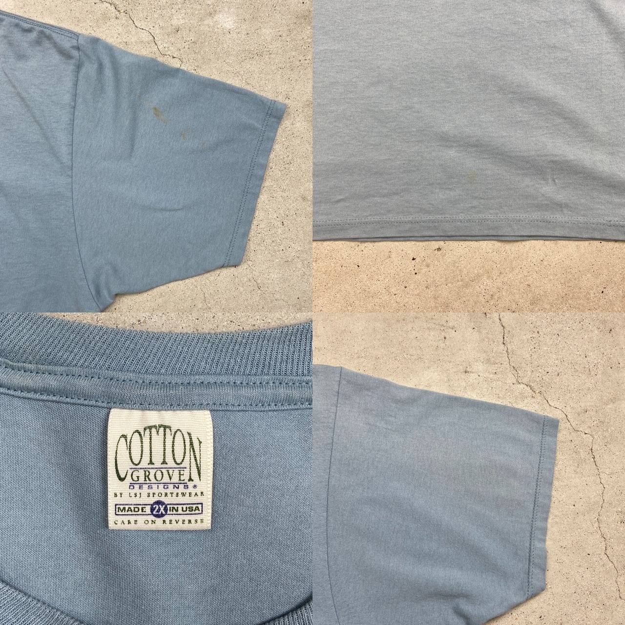 90年代 USA製 LSJ sportswear ブラックバス 魚 釣り プリントTシャツ 